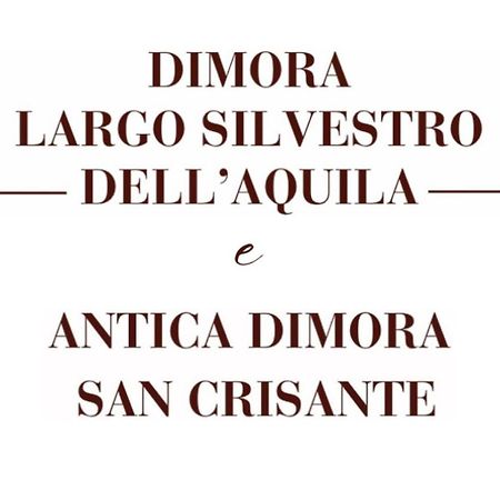 Dimora Largo Silvestro Dell'Aquila- Centro Storico Villa Bagian luar foto